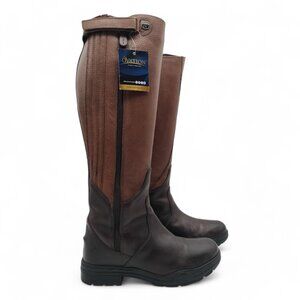 Ovation Men's Size 10.5 Brown Moorland II Waterproof Highrider Riding Tall Boot